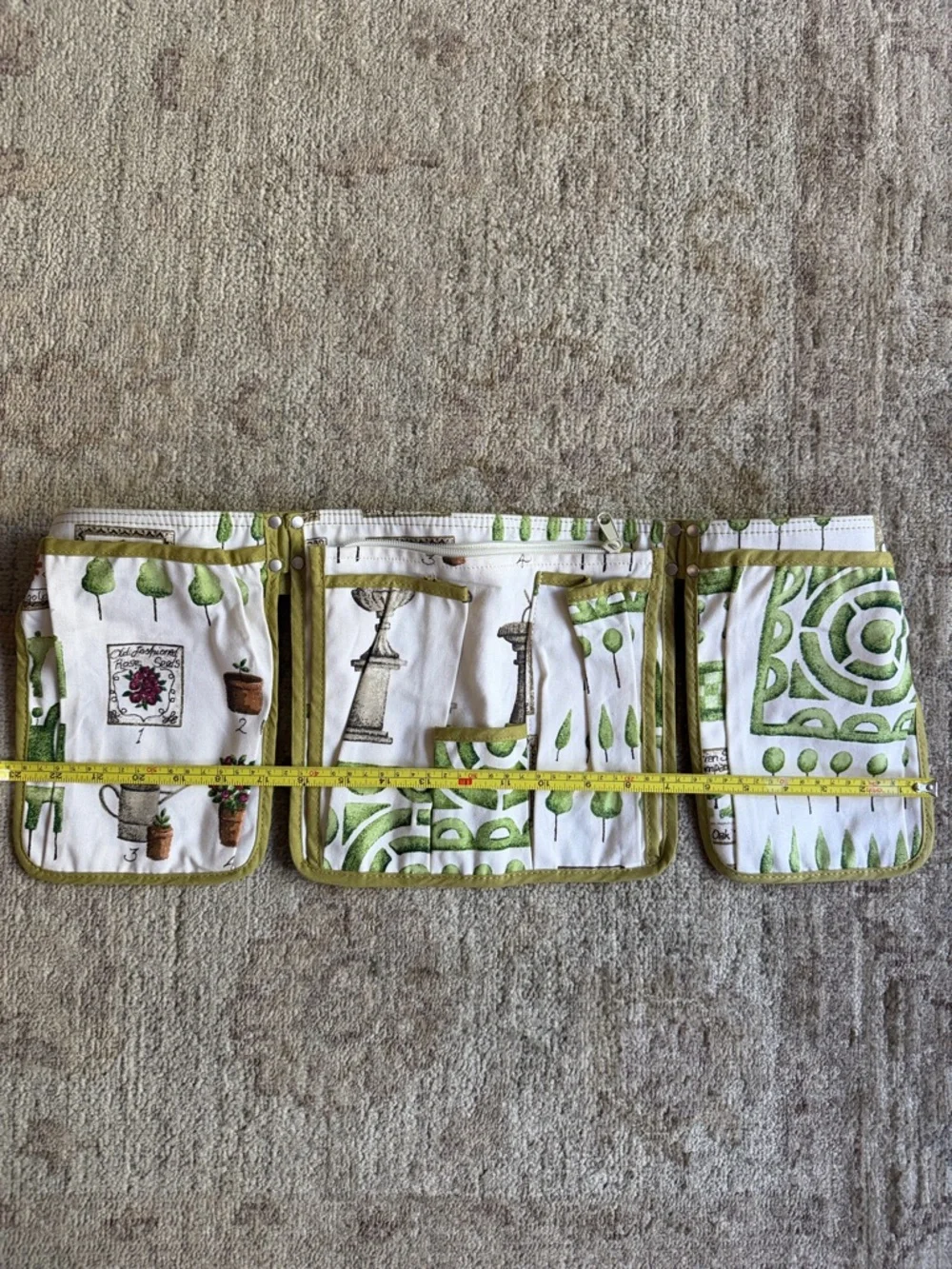 Ulster Weavers VTG Botanical Garden Tool Belt - Adjustable. UK Design Never used